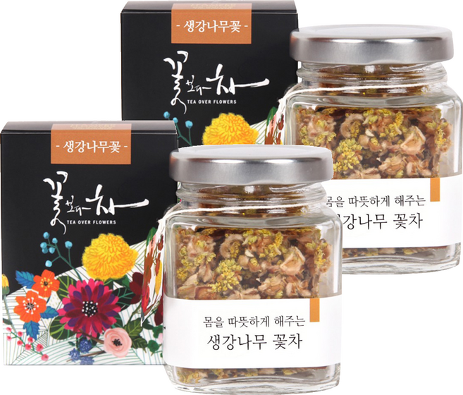 꽃보다차 듬직한꽃차 생강나무 꽃잎차, 6g, 1개입, 2개
