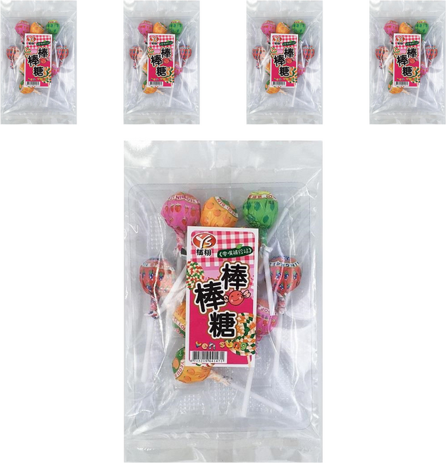 楢栩 棒棒糖, 110g, 5袋
