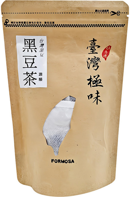 源順食品 黑豆茶, 25g, 10包, 1袋