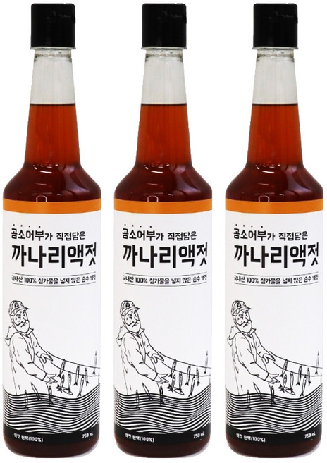 玉筋魚魚露, 750ml, 3瓶