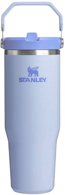 STANLEY 台灣公司貨 經典系列 IceFlow 手提吸管杯2.0, 0.88L, 清晨藍, 1個