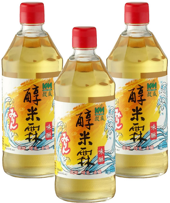 KOKUMORI 穀盛 醇米霖, 500ml, 3瓶