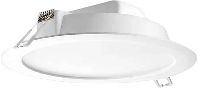 旭光 LED 全塑漢堡燈 嵌孔14.5cm 直徑180 x 44mm 黃色, 1個
