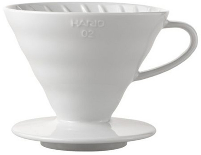 HARIO 好璃奧 V60 02磁石濾杯, 陶瓷濾杯, 1個, 1~4杯