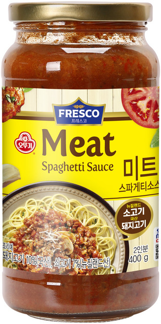 오뚜기프레스코 미트 스파게티 소스, 400g, 1개