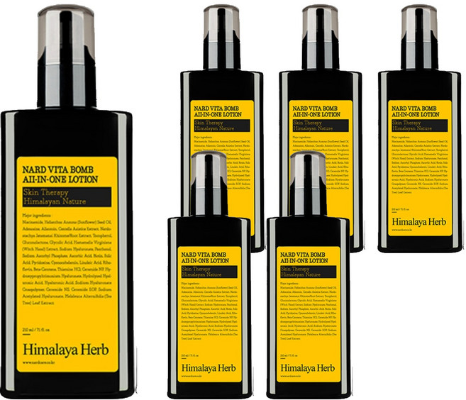 나드 비타밤 올인원 로션 아쿠아우디, 210ml, 6개