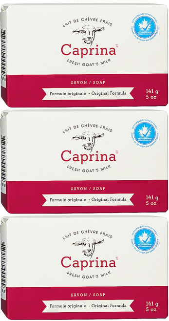 CANUS 肯拿士 Caprina 山羊奶 新鮮山羊奶皂 蘭花, 141g, 3個