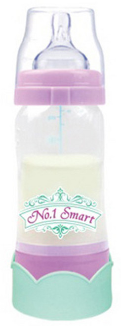 smart 第一寶寶 第三代免洗奶瓶 L330ml 台灣製造 新生兒, 薰衣草紫, 1個