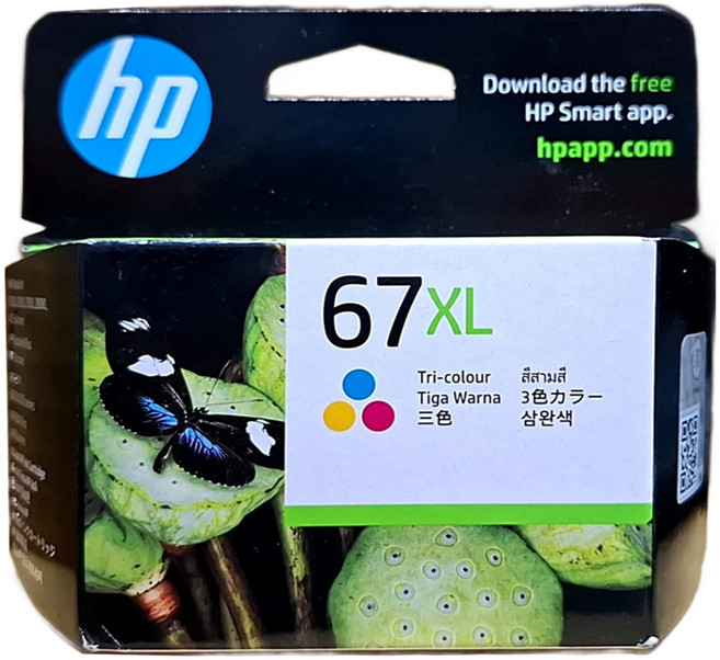 hp 惠普 67XL 高印量彩色墨水匣, 彩色, 1個