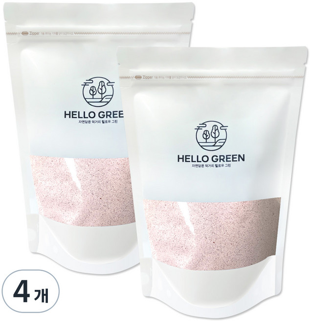 헬로우그린 국내산 수수가루, 4개, 500g