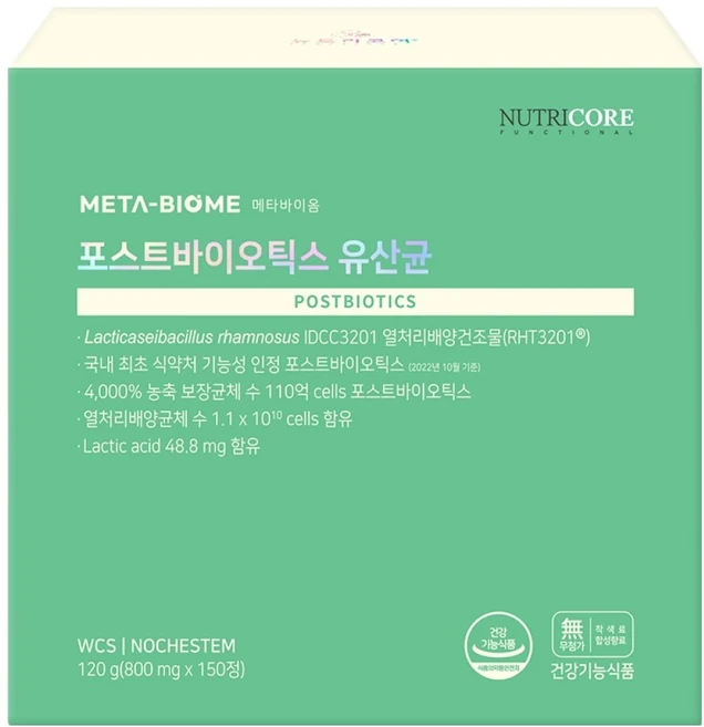 뉴트리코어 포스트바이오틱스 유산균 120g, 150정, 1개 - 쿠팡