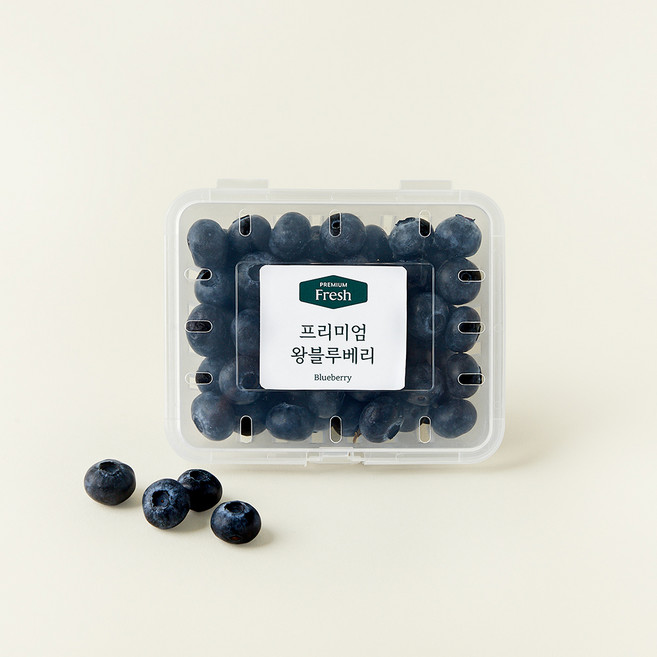프리미엄 왕 블루베리, 200g, 1개