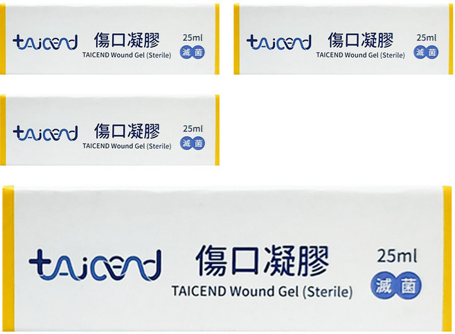 tAicend 泰陞 傷口凝膠 滅菌, 4條