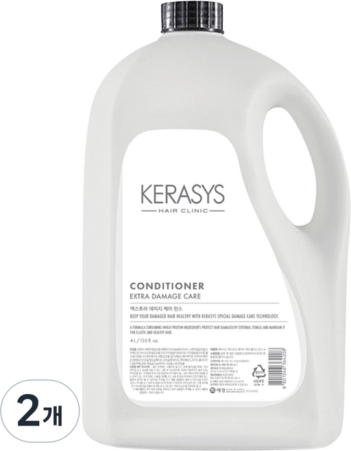 KERASYS 可瑞絲 極致受損修護潤髮乳, 2個, 4L