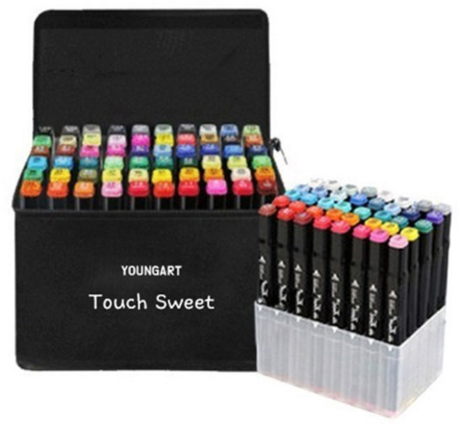 영아트 아트마카펜 + PP펜홀더 세트 블랙, 60색, 1개