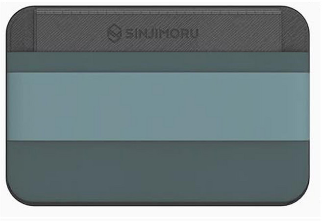 SINJIMORU MagSafe M 帶 支架 卡夾, 1個, 藍灰色