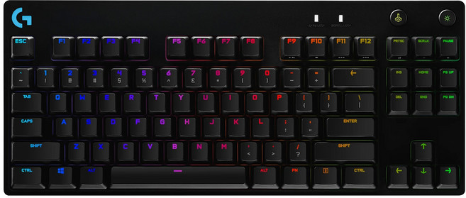 logitech G 羅技G 公司貨 G Pro X 電競鍵盤 原廠保固, 黑色, YU0037, 光學按鍵軸