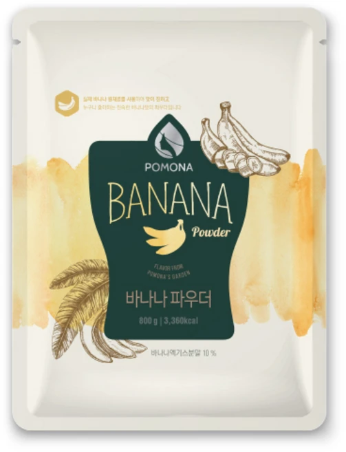 포모나_바나나파우더, 800g, 1개 - 쿠팡