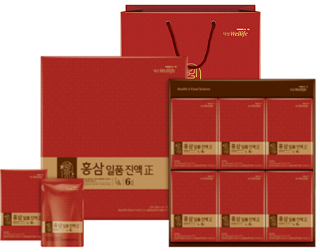 대상웰라이프 홍삼 일품 진액 정 + 쇼핑백, 50ml, 1개