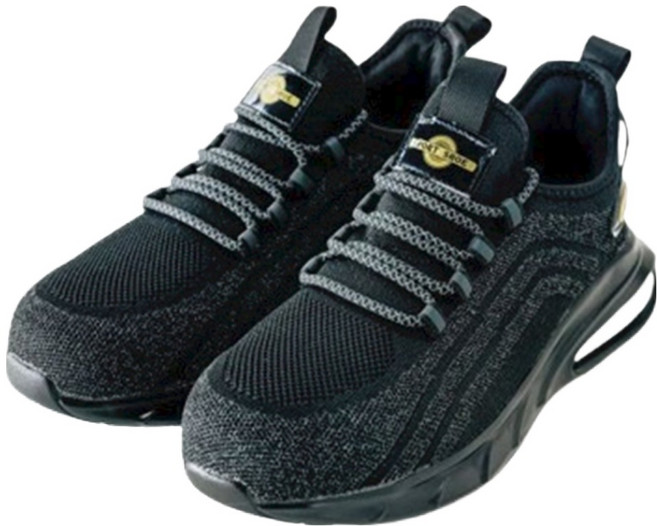 TEC ONE 超輕量反光鞋面鋼頭鞋 高彈氣墊大底