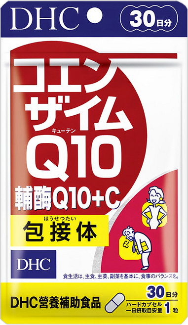 DHC 台灣公司貨 輔酶Q10 + C 膠囊食品 30日份, 30顆, 209mg, 1包