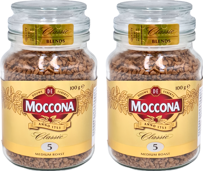 MOCCONA 摩可納 5號黑咖啡, 100g, 1入, 2罐