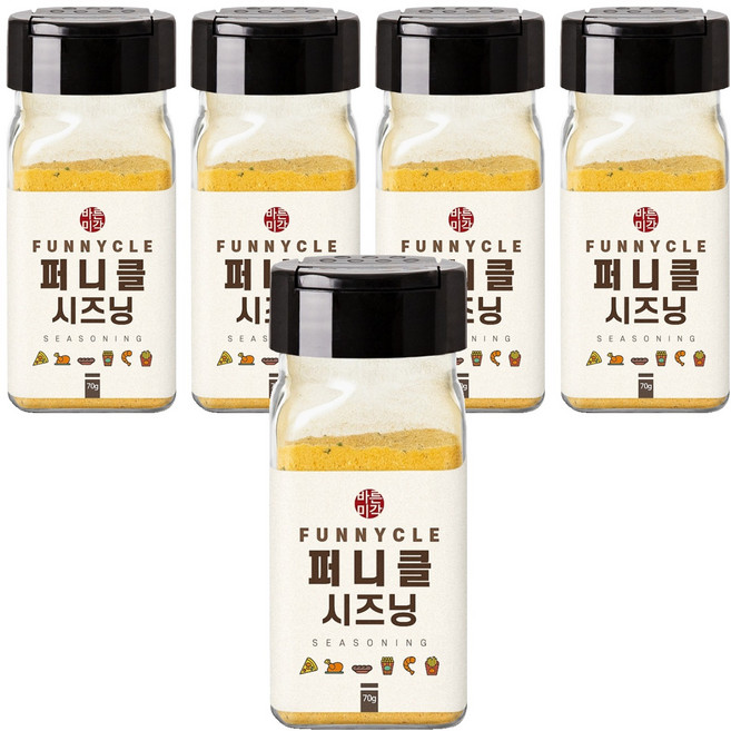 바른미각 퍼니클 시즈닝, 70g, 5개
