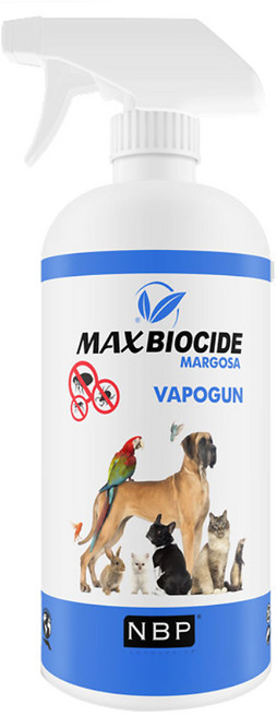 NBP LABORATOIRE 新型苦楝精油除蚤噴劑 無毒性 適用於犬、貓, 500ml, 1瓶