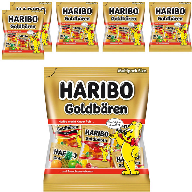 HARIBO 金熊Q軟糖分享包, 250g, 6袋