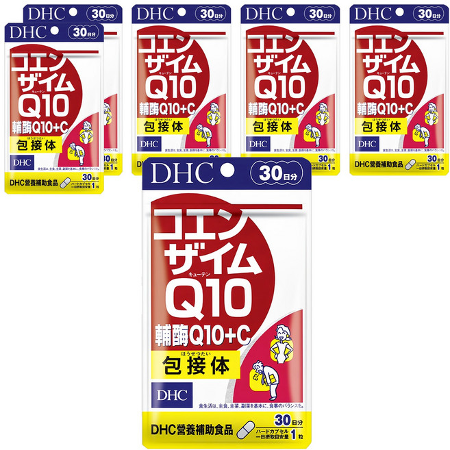 DHC 台灣公司貨 輔酶Q10 + C 膠囊食品 30日份, 30顆, 209mg, 6包