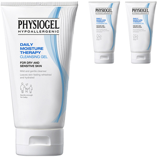 피지오겔 데일리 모이스쳐 테라피 클렌징 젤, 150ml, 3개