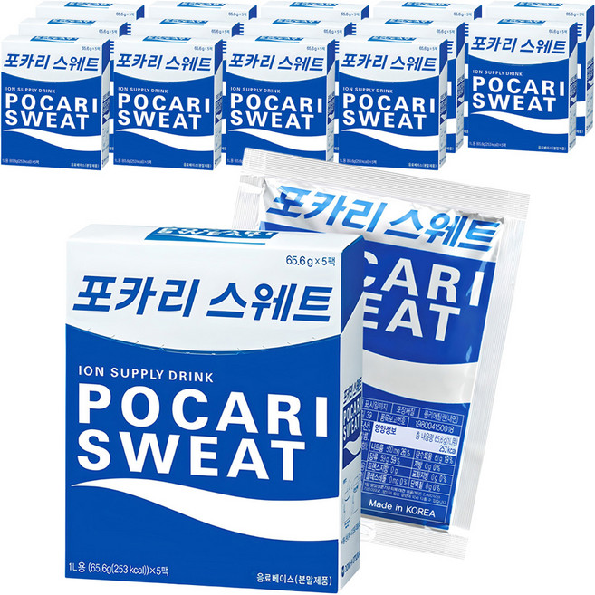 포카리스웨트 분말, 65.6g, 75개