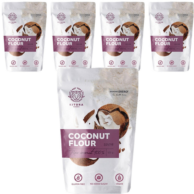키토라푸드 글루텐프리 코코넛가루, 500g, 5개