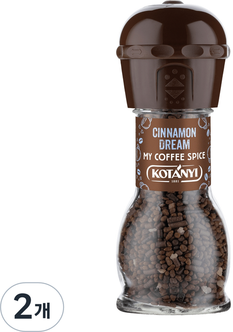 코타니 시나몬 드림 그라인더, 2개, 66g
