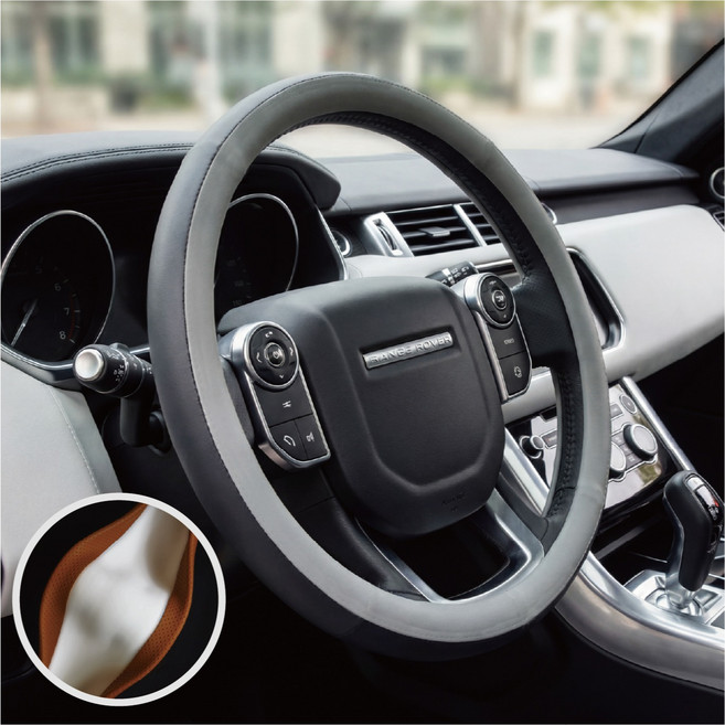 카사장 이클립스 자국 안남는 투톤 핸들 커버, 웜그레이