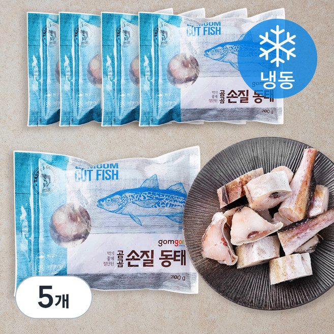 곰곰 손질 동태 (냉동), 700g, 5개