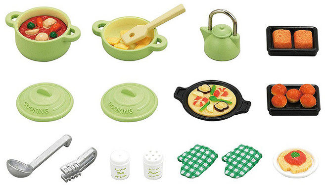 EPOCH Sylvanian Families 森林家族 美味料理組, 1組