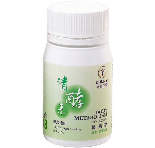 均奕 清酵素酵素錠 130顆, 130錠, 1罐