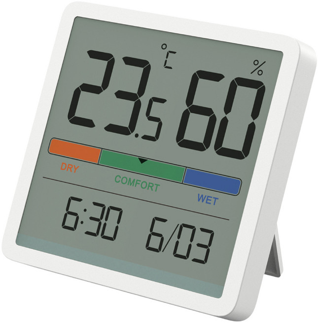 S.E.A.T. 錫特工業 大螢幕廚房電子溫濕度計測量儀, 顏色隨機, 1個