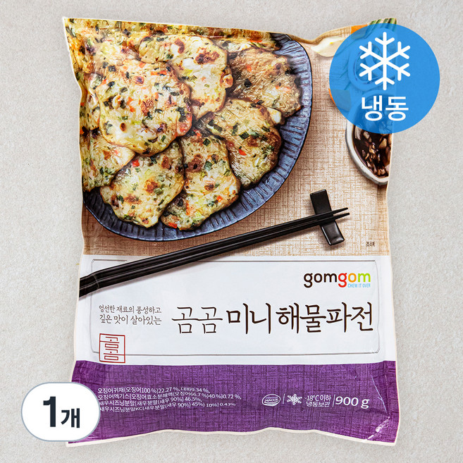 곰곰 미니 해물파전 (냉동), 900g, 1개