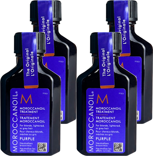 MOROCCANOIL 摩洛哥優油 紫色優油, 25ml, 4瓶