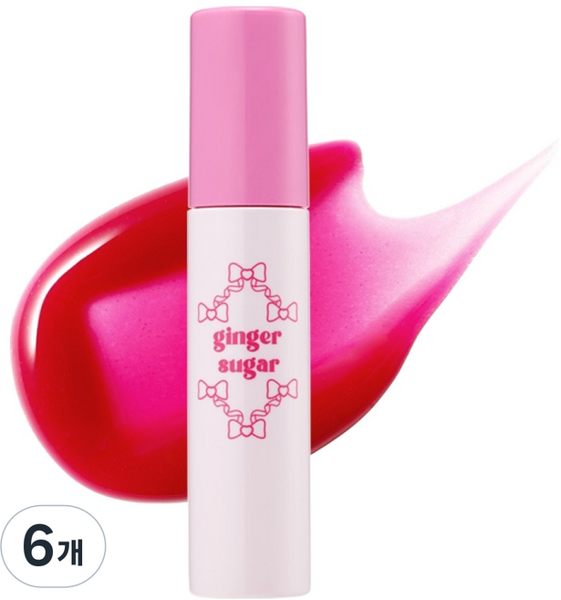 에뛰드 진저 슈가 립 세럼, 09 체리 리본, 6개