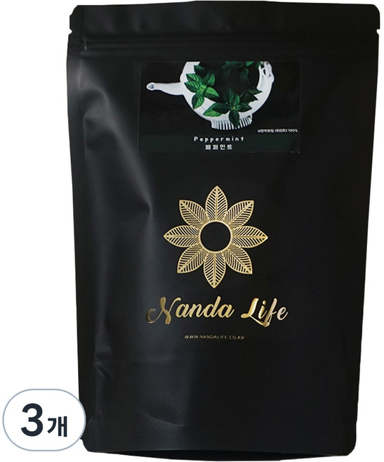 난다라이프 페퍼민트차, 1g, 50개입, 3개