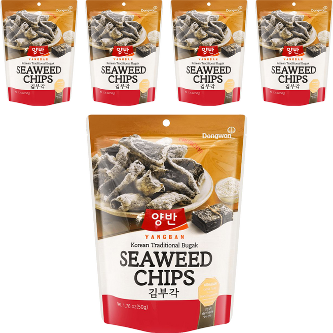 Dongwon 東遠 Yangban 兩班 酥脆紫菜片, 5個, 50g