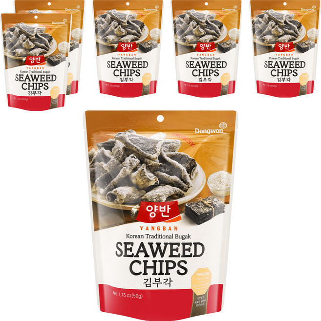Dongwon 東遠 Yangban 兩班 酥脆紫菜片, 6個, 50g