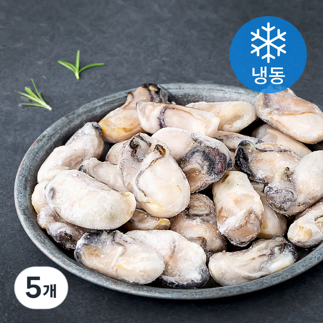 바다자리 국산 급랭 통영굴 IQF (냉동), 5개, 400g