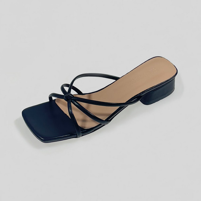 슈즈앤 여성용 꼬임 뮬 슬리퍼 sn062