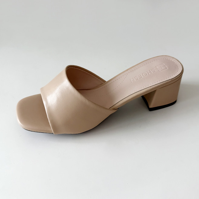 슈즈앤 여성용 미들 힐 슬리퍼 sn080