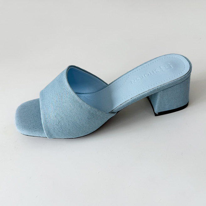 슈즈앤 여성용 미들 힐 슬리퍼 sn080