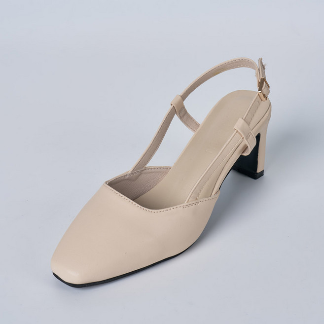 슈즈앤 여성용 스퀘어 슬링백 7cm sn234